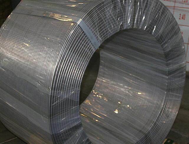 Production process of carbon cored wire