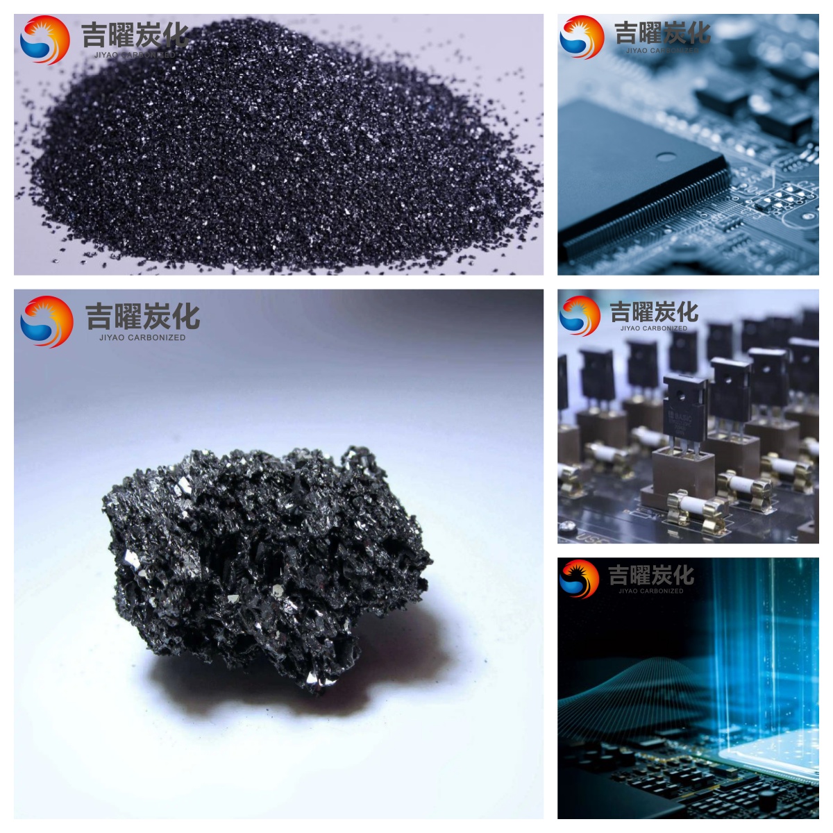Brief introduction to the production process and specific applications of silicon carbide.